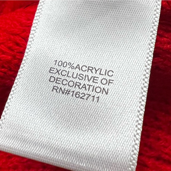 Peanuts Snoopy Valentine's Day Heart Checkerboard Cardigan red pink  NWT medium - Picture 12 of 12